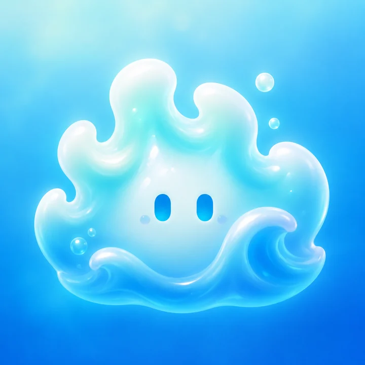 uGIT liquid orb mascot